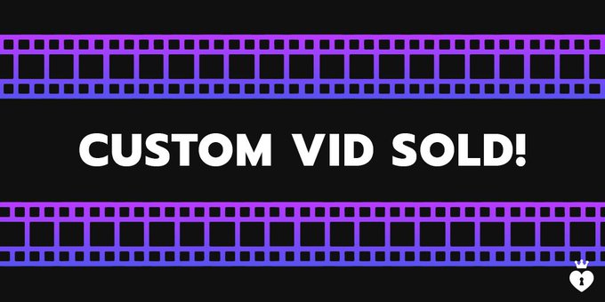 Custom Vid SOLD! Want me to create something special for you too? Order yours now! ? https://t.co/fxJ5sv8TyR