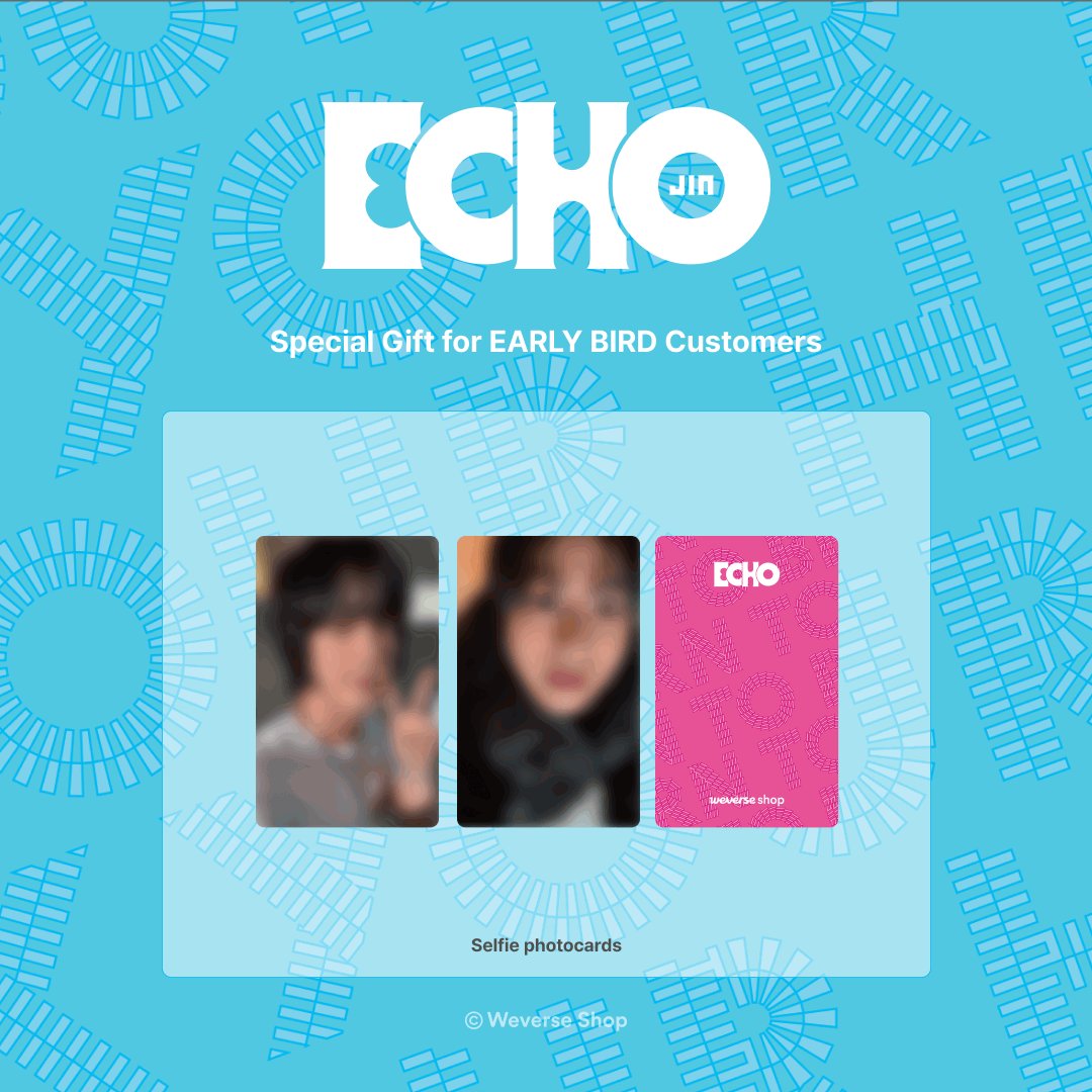 JIN Echo weverse 特典 6枚セット トレカ ポストカード BTS BTS JIN ジン Echo Weverse 購入特典 トレカ ミラー - メルカリ