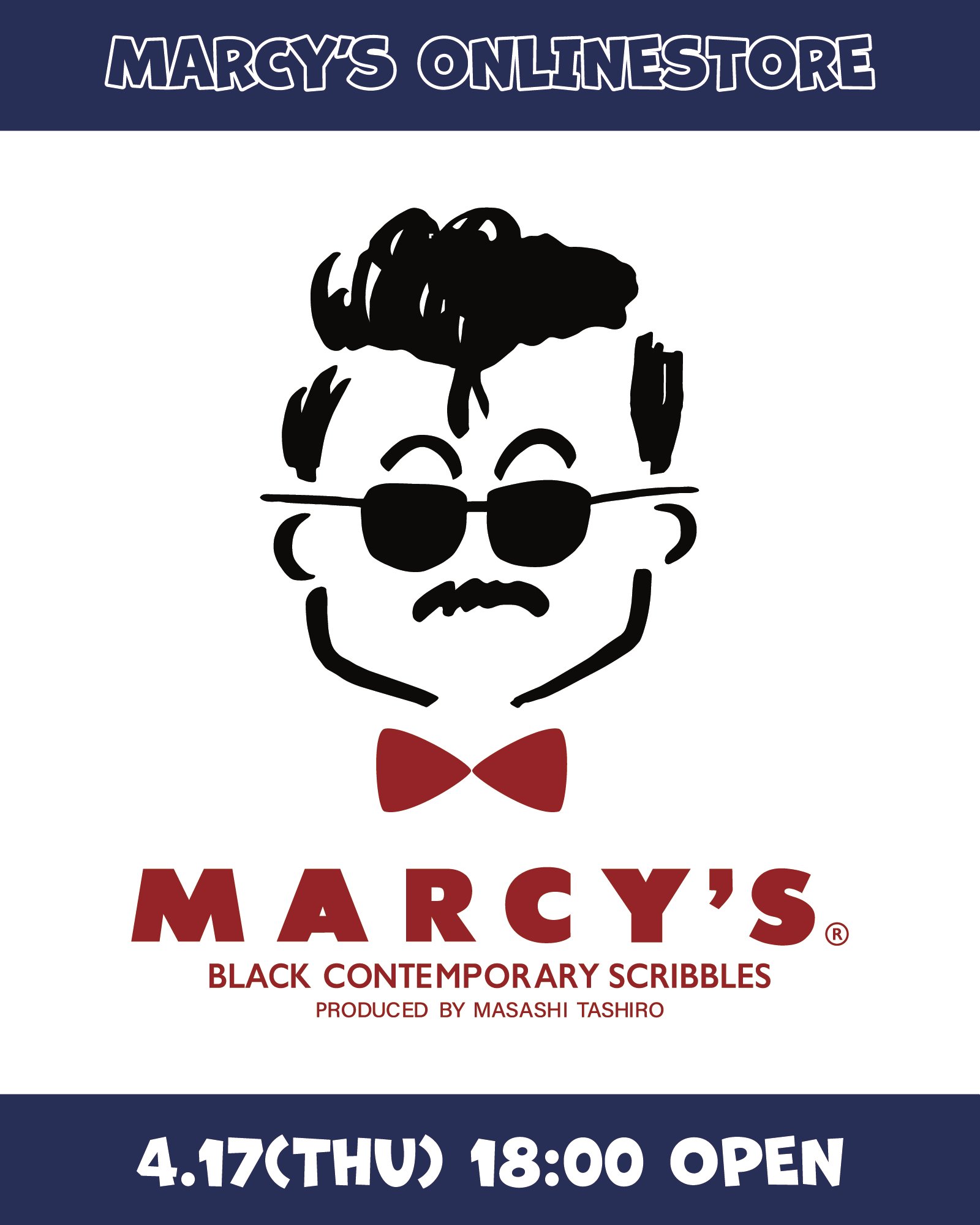 田代まさし　MARCY'S(マーシーズ)バッチ MARCY'S