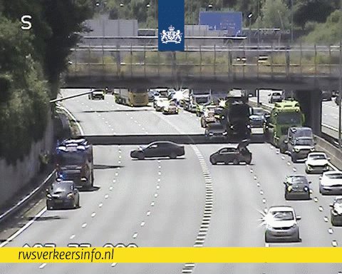 Ongeval bij knp. Rijnsweerd veroorzaakt verkeersvertraging