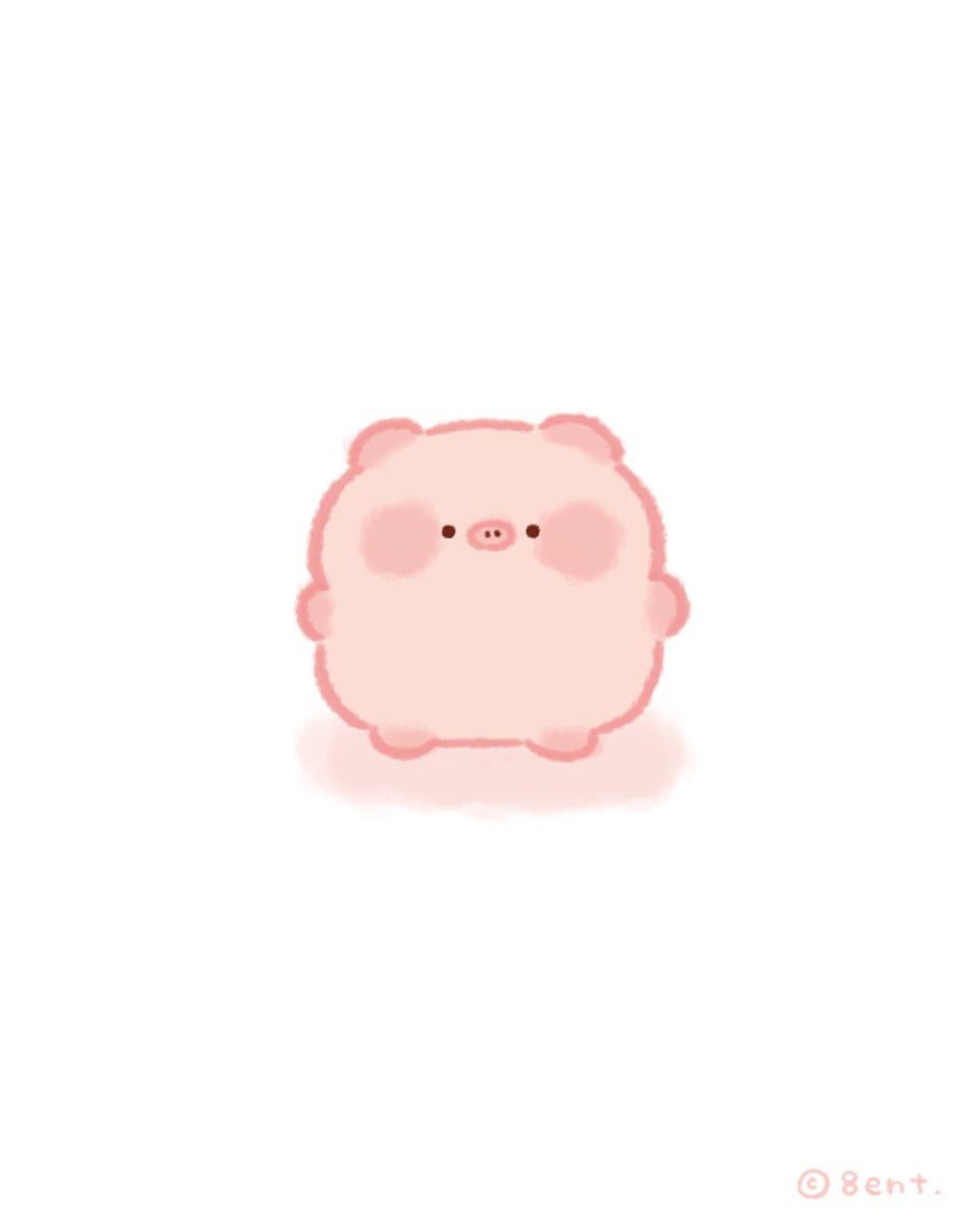 ピンクのこぶたちゃん♡ へ～んしんっ🫧 ＃ぽてぽてこぶたちゃん