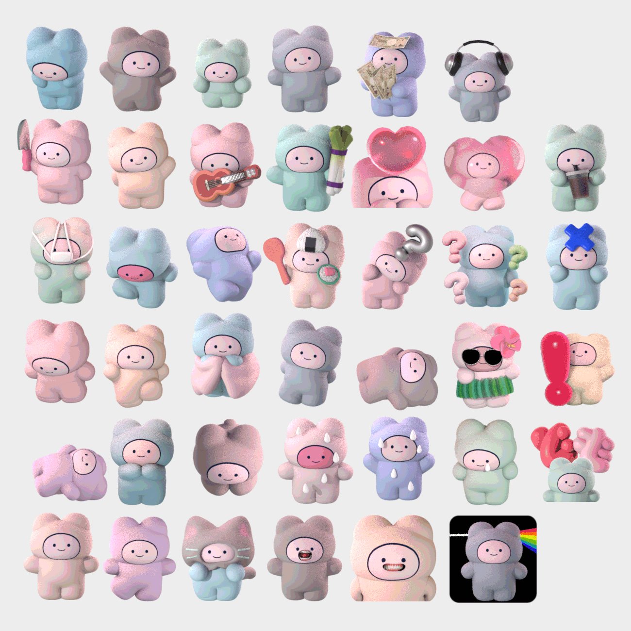 くまさんʕ•ᴥ•ʔページ P.9.T.O.Y.S × SKULL CUBE 2 【クマ菌完全侵食 変異体No.01 Snow