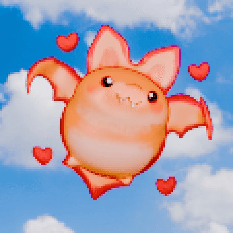 妖精猫さん白コウモリバージョン 妖精猫さん（コウモリバージョン）