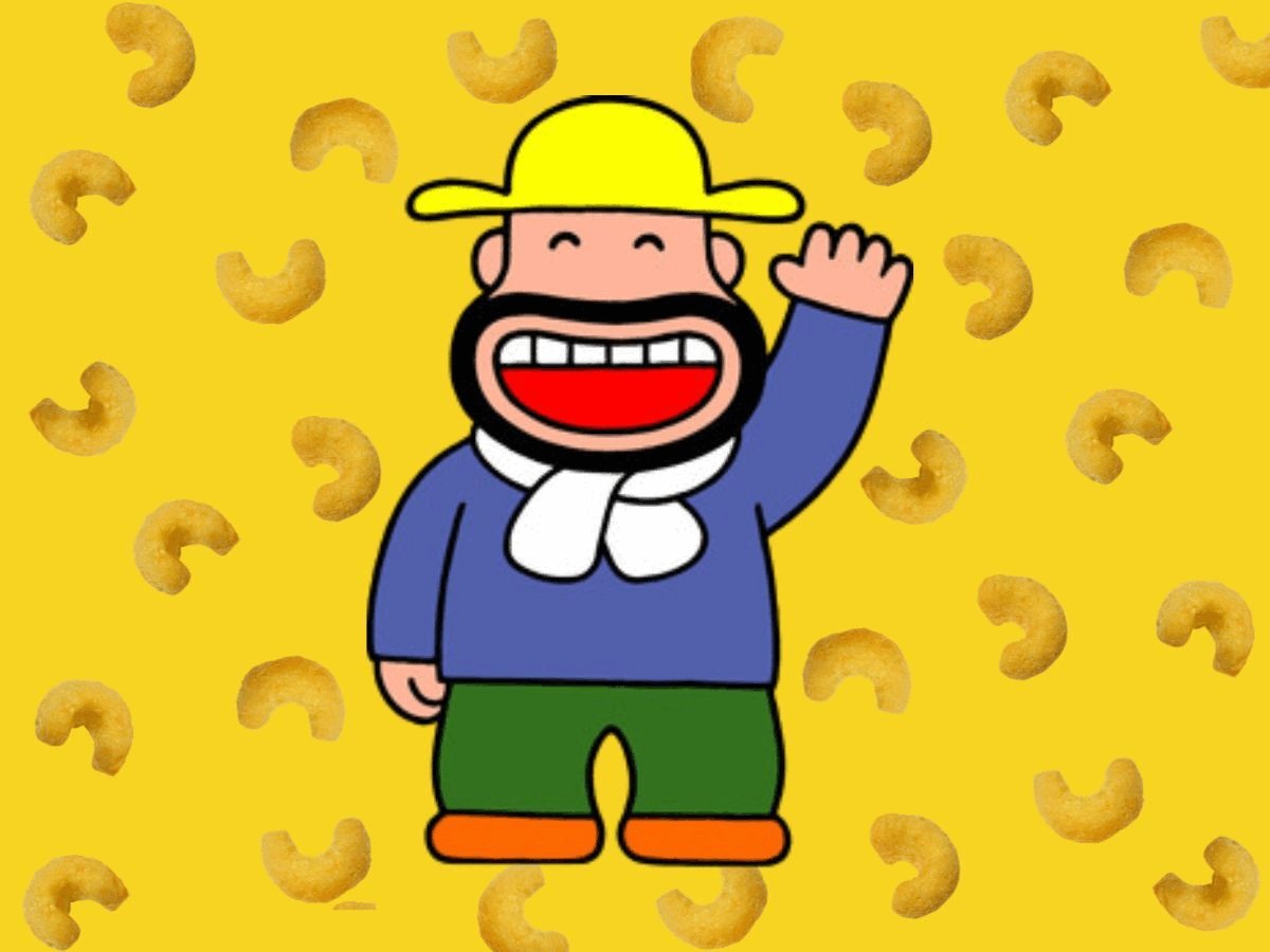 きのこの山さん専用 発売50周年を迎える「きのこの山」をカールおじさんが全力で祝福