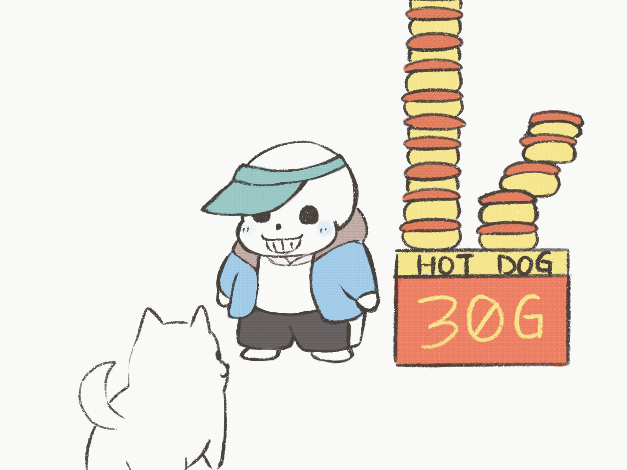 サムライサンズ様 自作AU】サムライサンズファイト サンズ登場シーン #sans