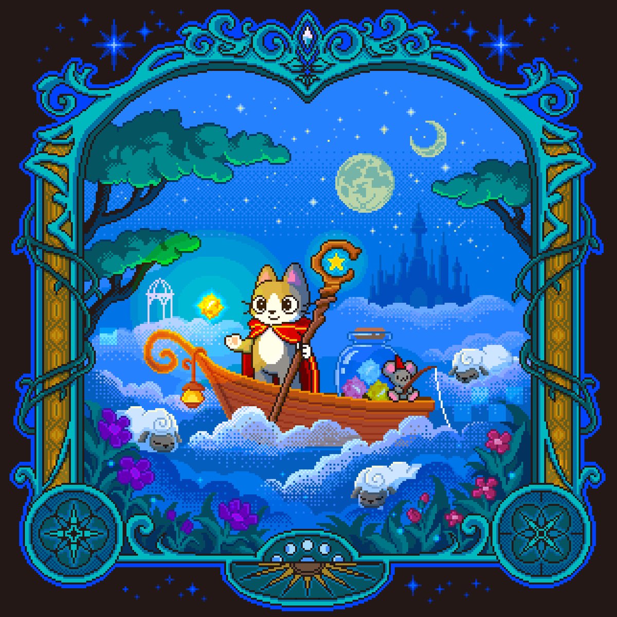 犬飼みちち(ドット絵・イラスト・インディーゲー実況