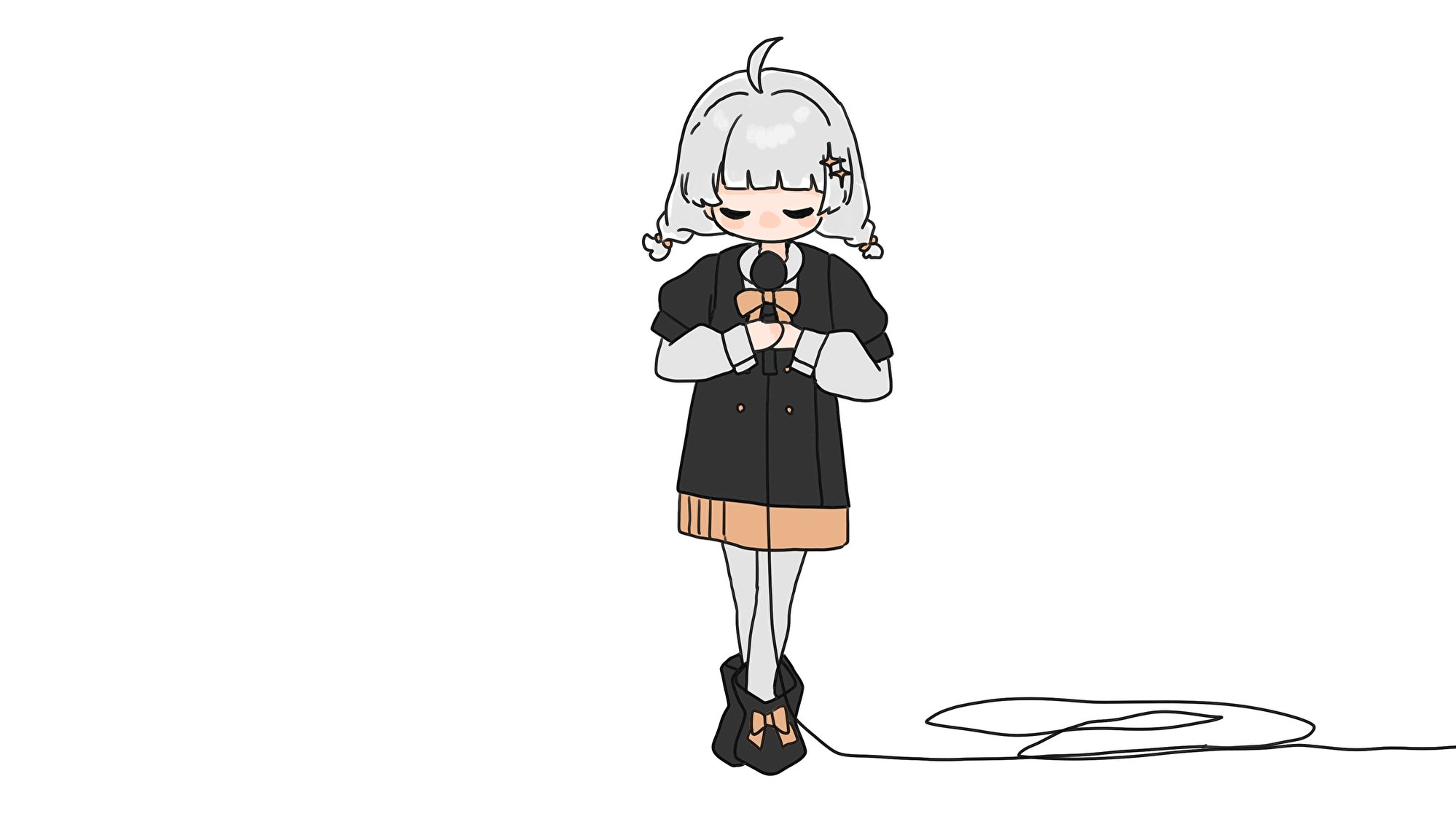 べーちゃん様 コウペンちゃん お祭りわっしょい！ スマホに貼れるサイズの