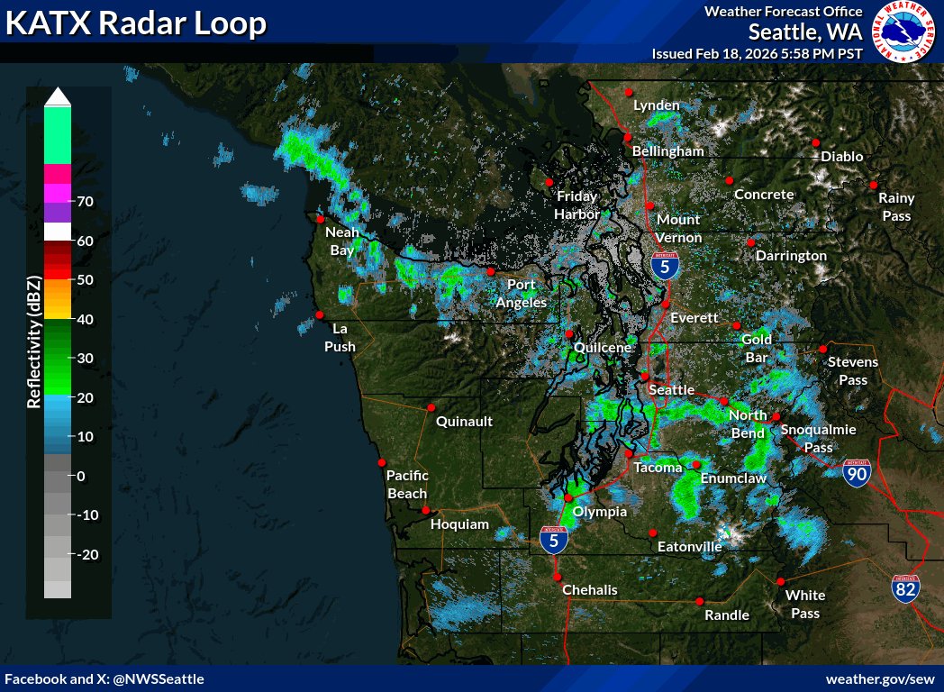 If you're in north Seattle, you're hearing